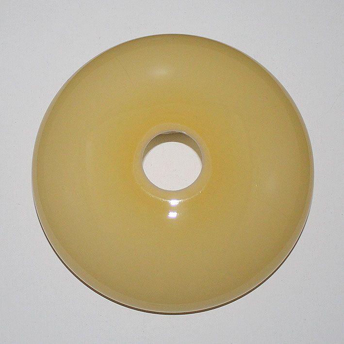 Glasschirm vintage okerfarben
