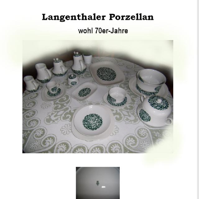 Langenthal Porzellan