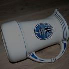 Jugendstil Krug wunderschön, mit blauem Dekor