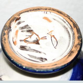 Krug blau_grau Jakob Gelzer Keramik mid-Century