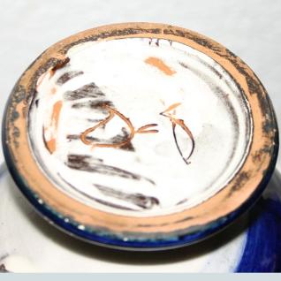 Krug blau_grau Jakob Gelzer Keramik mid-Century