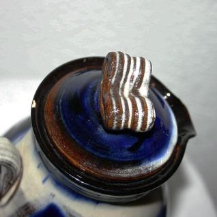 Krug blau_grau Jakob Gelzer Keramik mid-Century
