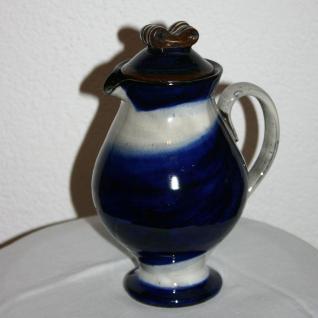 Krug blau_grau Jakob Gelzer Keramik mid-Century