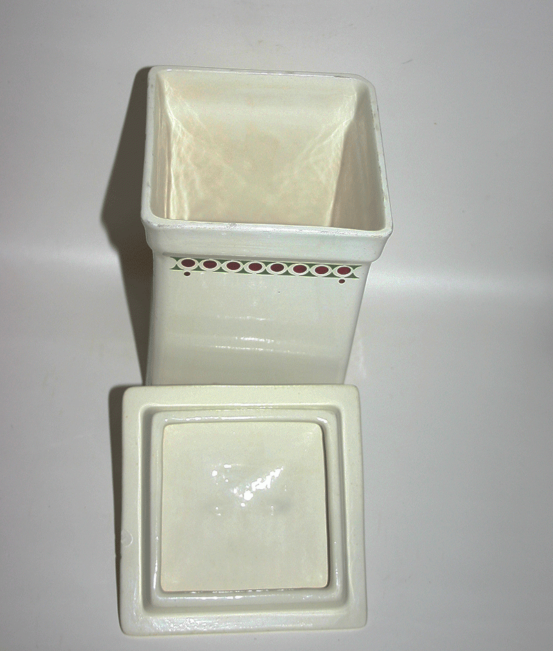 Küchengefäss für Griess-Aufbewahrung. Jugendstil - Art Deco vintage