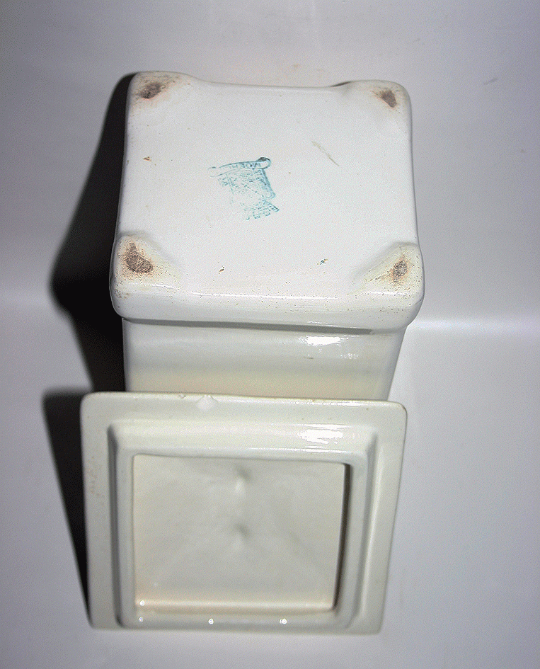 Küchengefäss für Griess-Aufbewahrung. Jugendstil - Art Deco vintage