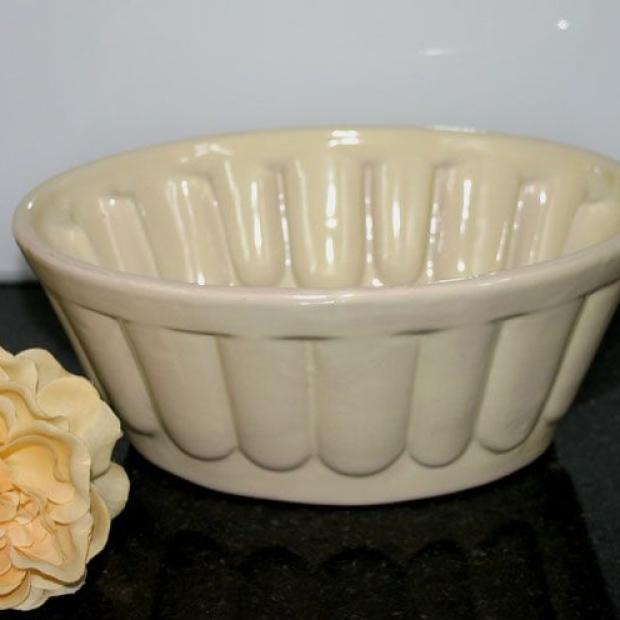 alte Puddingform Keramik antik vintage - rar