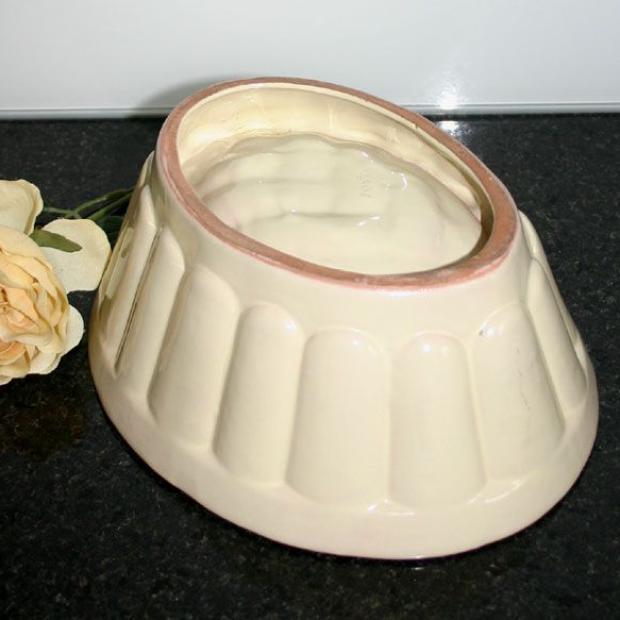 alte Puddingform Keramik antik vintage - rar