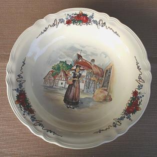 Teller Sarreguemines vintage