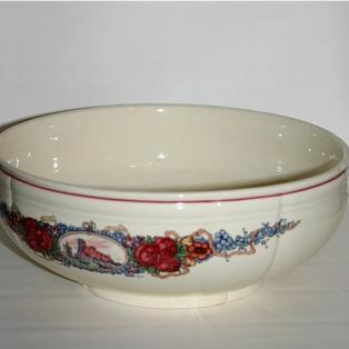 Gemüseschuessel Sarreguemines vintage