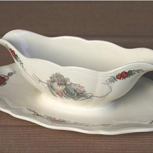 Sauciere Sarreguemines vintage