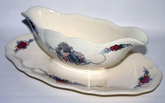 Saucière Sarreguemines vintage