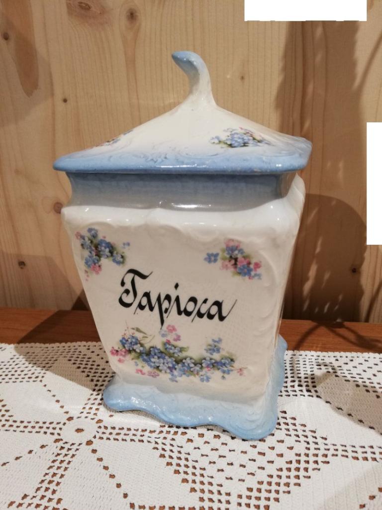 Tapioca - Vorratsgefäss Rösler Rodach - wunderschön, Jugendstil