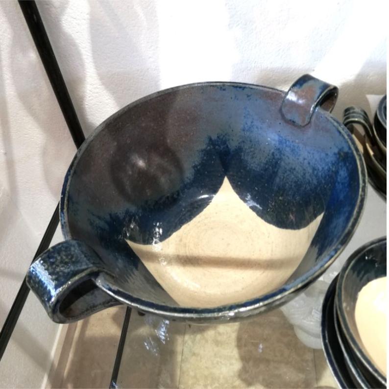 Keramik Dessertset Kunstkeramik einzigartig