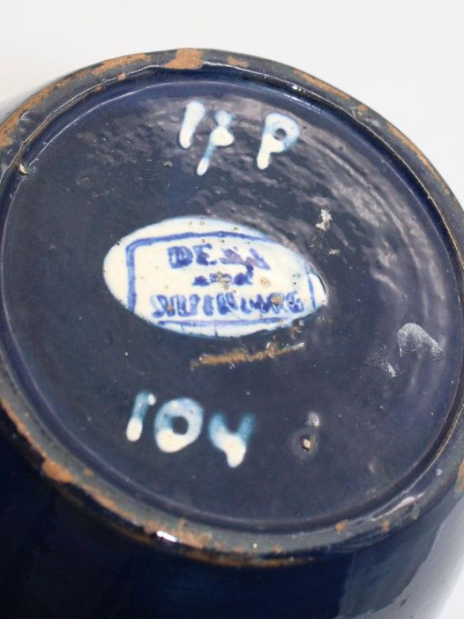 DESA Keramikvase mit Blumen Edelweiss