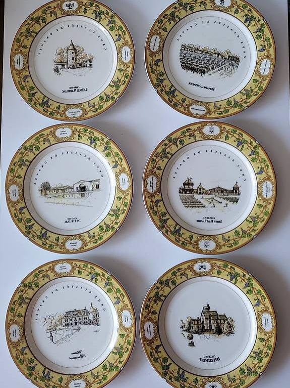 Tellerdesign Weingüter / Création von Bernadette Frappier für Villeroy & Boch Luxemburg