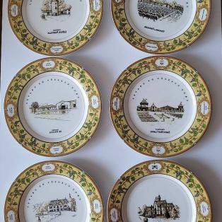 Tellerdesign Weingüter / Création von Bernadette Frappier für Villeroy & Boch Luxemburg