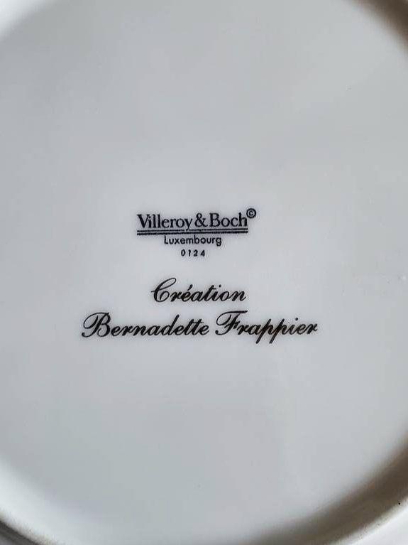 Tellerdesign Weingüter / Création von Bernadette Frappier für Villeroy & Boch Luxemburg
