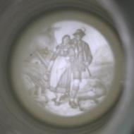 Humpen mit Lithografie im Stand