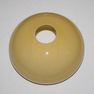 Glas-Lampenschirm vintage okerfarben