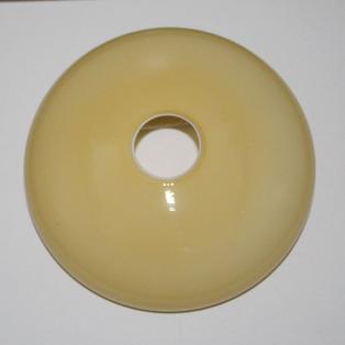 Glasschirm vintage okerfarben