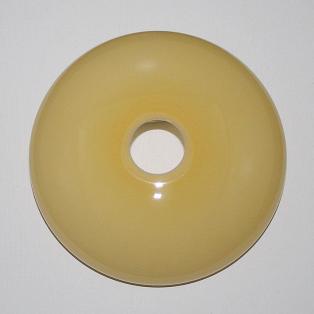 Glasschirm vintage okerfarben