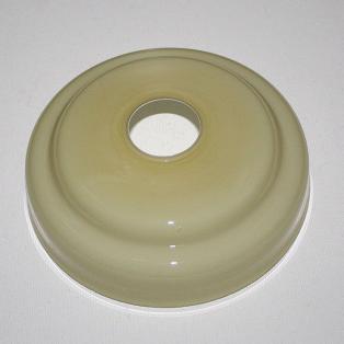 Glasschirm vintage okerfarben