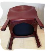 Ledersessel CAB bordeauxrot, Leder