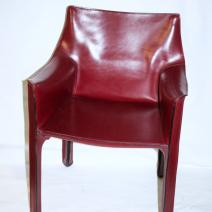 CAB Bellini Sessel Leder, bordeaurot