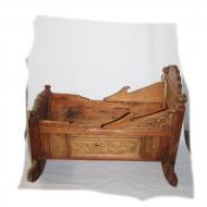 Wiege antik Holz, ca. 200 jährig