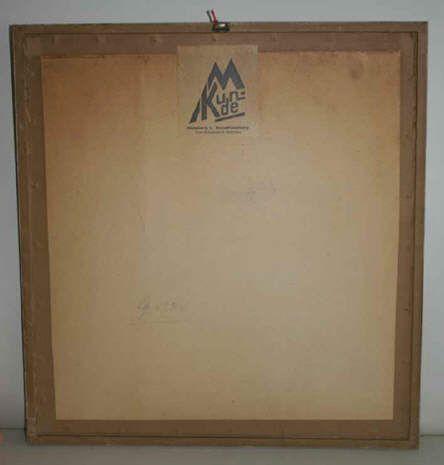 Holzschnitt signiert