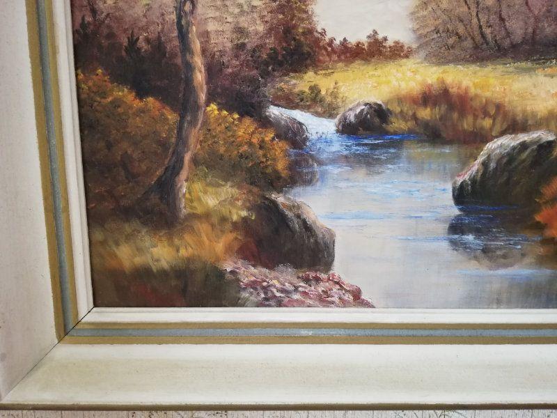 Oelbild gerahmt H. von Moos