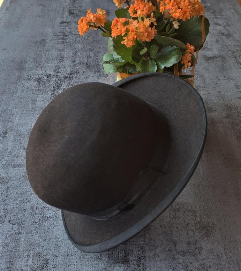 Melone, Bowler vintage, Gr. 56