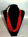 Vintage Halskette, vintage Schmuck, Korallenkette