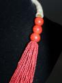 Vintage Halskette, vintage Schmuck, Korallenkette