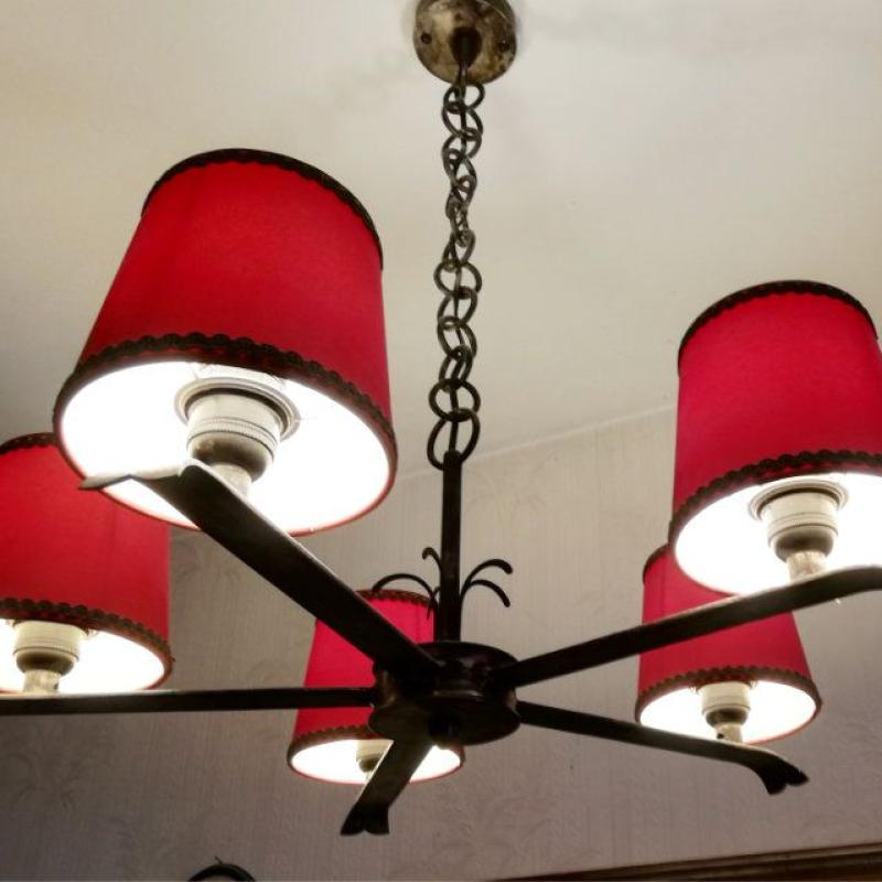 Wohnzimmer Deckenlampe Schmiedeisen